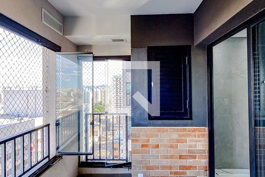Varanda da Sala de apartamento para alugar com 2 quartos, 50m² em Brás, São Paulo