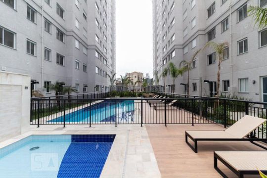 Piscina  de kitnet/studio para alugar com 1 quarto, 27m² em Mooca, São Paulo