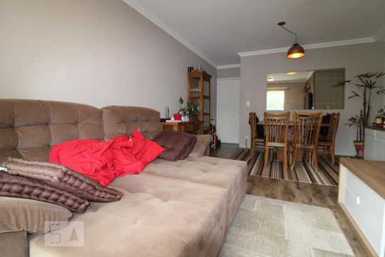 Sala de apartamento para alugar com 3 quartos, 75m² em Vila Cruzeiro, São Paulo