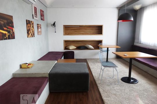 Área comum de apartamento para alugar com 1 quarto, 33m² em Setor Bueno, Goiânia