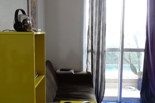 Sala de apartamento para alugar com 1 quarto, 33m² em Setor Bueno, Goiânia