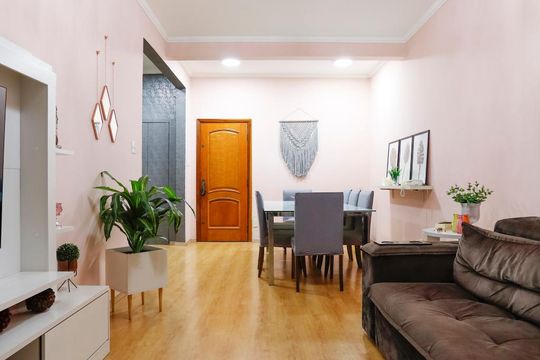 Sala de apartamento à venda com 2 quartos, 90m² em Higienópolis, São Paulo