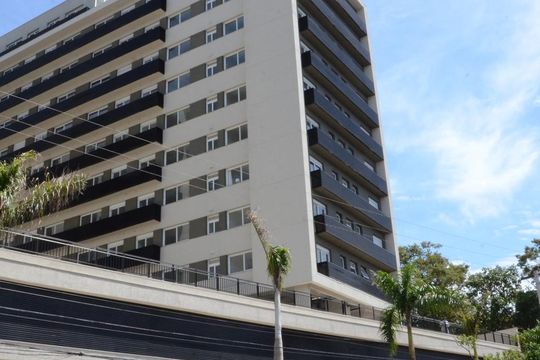 Fachada de kitnet/studio à venda com 1 quarto, 38m² em Marechal Rondon, Canoas