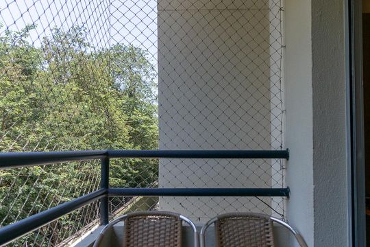 varanda de apartamento à venda com 2 quartos, 70m² em City América, São Paulo