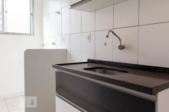 Cozinha de apartamento para alugar com 2 quartos, 45m² em City Ribeirão, Ribeirão Preto