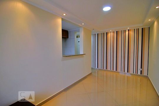 Sala de apartamento para alugar com 3 quartos, 69m² em Parque São Vicente, Mauá