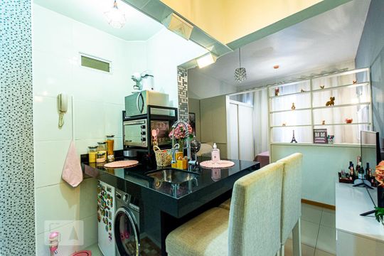 Cozinha de kitnet/studio à venda com 1 quarto, 20m² em Centro, Niterói
