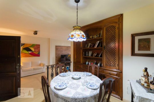 Sala de jantar de apartamento à venda com 3 quartos, 150m² em Grajaú, Rio de Janeiro