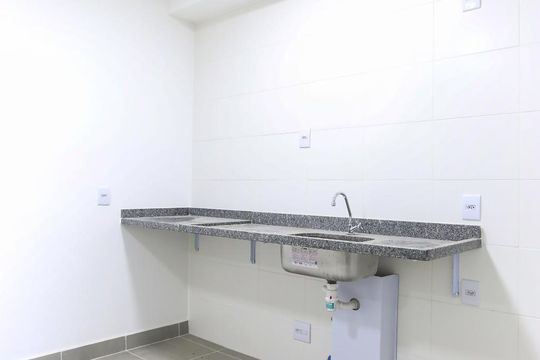 Cozinha de apartamento para alugar com 2 quartos, 55m² em Vila Industrial, São José dos Campos