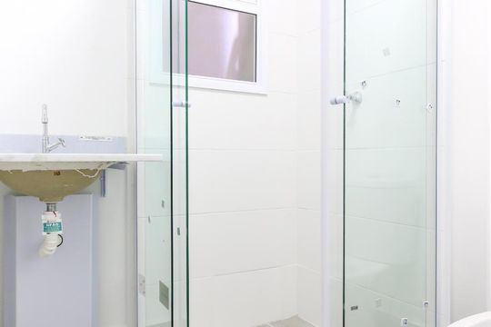 Banheiro de apartamento para alugar com 2 quartos, 55m² em Vila Industrial, São José dos Campos