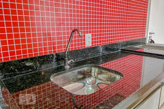 Detalhe Cozinha de apartamento à venda com 1 quarto, 35m² em Mooca, São Paulo