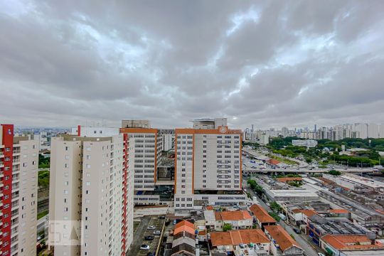 Vista da Sala de apartamento à venda com 1 quarto, 35m² em Mooca, São Paulo