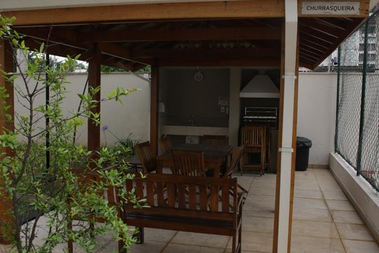 Área comum - Churrasqueira de apartamento para alugar com 3 quartos, 67m² em Jardim Independência, São Paulo