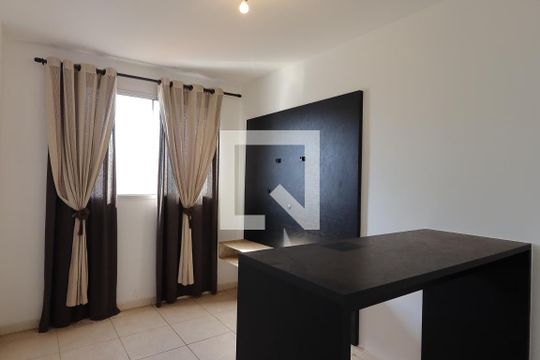 Sala de apartamento para alugar com 2 quartos, 48m² em Reserva Sul Condomínio Resort, Ribeirão Preto