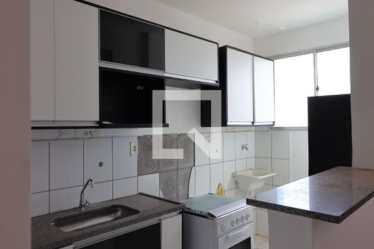 Cozinha de apartamento para alugar com 2 quartos, 48m² em Reserva Sul Condomínio Resort, Ribeirão Preto