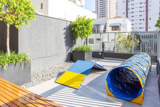 Área comum - Espaço Pet de apartamento para alugar com 1 quarto, 30m² em Pompeia, São Paulo