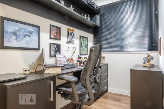 Escritório de apartamento à venda com 3 quartos, 145m² em Barra Funda, São Paulo