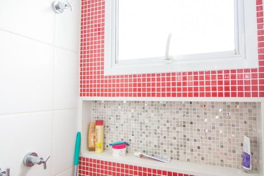 Banheiro da Suíte de apartamento à venda com 4 quartos, 187m² em Recreio dos Bandeirantes, Rio de Janeiro