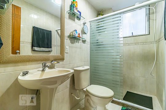 Banheiro da Suíte de apartamento à venda com 3 quartos, 127m² em Freguesia de Jacarepaguá, Rio de Janeiro