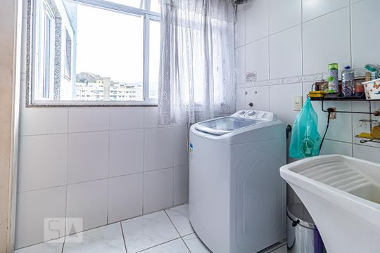 Área de Serviço de apartamento à venda com 3 quartos, 127m² em Freguesia de Jacarepaguá, Rio de Janeiro