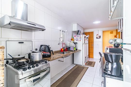 Cozinha de apartamento à venda com 3 quartos, 127m² em Freguesia de Jacarepaguá, Rio de Janeiro