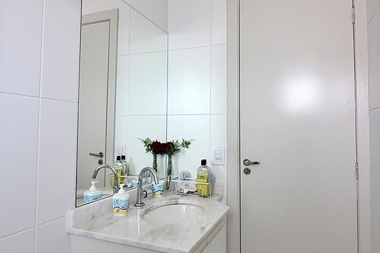 Banheiro  de apartamento à venda com 2 quartos, 60m² em Assunção, São Bernardo do Campo
