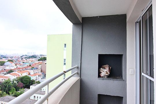 Varanda gourmet de apartamento à venda com 2 quartos, 60m² em Assunção, São Bernardo do Campo