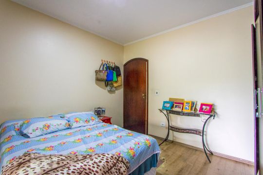 Quarto 1 - Suíte de casa à venda com 3 quartos, 116m² em Parque Erasmo Assunção, Santo André