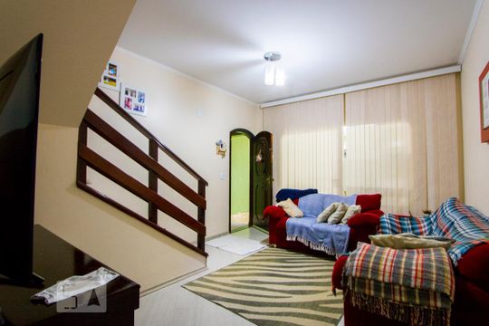 Sala de casa à venda com 3 quartos, 116m² em Parque Erasmo Assunção, Santo André