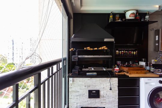 Varanda de apartamento à venda com 2 quartos, 61m² em Continental, Osasco