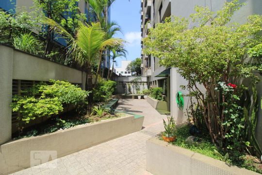 Área verde de apartamento para alugar com 1 quarto, 45m² em Santo Antônio, São Caetano do Sul