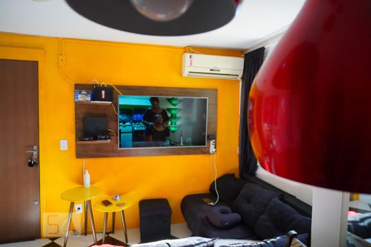 Sala de apartamento à venda com 2 quartos, 40m² em Mário Quintana, Porto Alegre