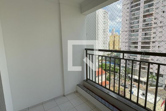 Varanda da Sala de apartamento para alugar com 3 quartos, 83m² em Jardim Goiás, Goiânia