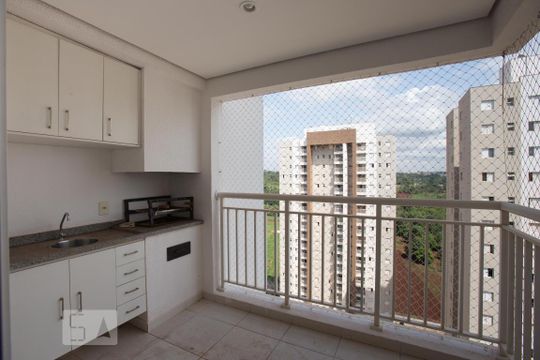 Varanda gourmet de apartamento para alugar com 2 quartos, 70m² em Vila do Golfe, Ribeirão Preto