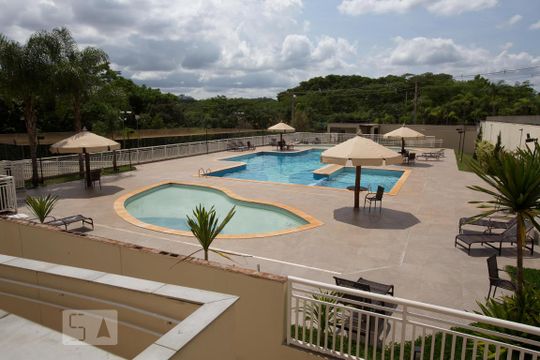 Área comum - piscinas de apartamento para alugar com 2 quartos, 70m² em Vila do Golfe, Ribeirão Preto