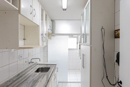Cozinha de apartamento à venda com 2 quartos, 63m² em Chácara Califórnia, São Paulo
