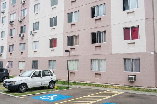 Fachada do bloco de apartamento à venda com 2 quartos, 41m² em Hípica, Porto Alegre