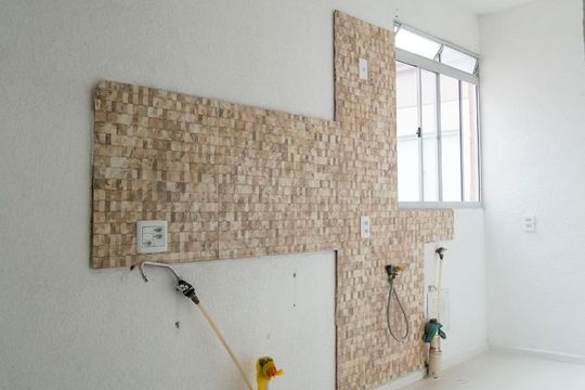 Cozinha e Área de Serviço de apartamento à venda com 2 quartos, 41m² em Hípica, Porto Alegre