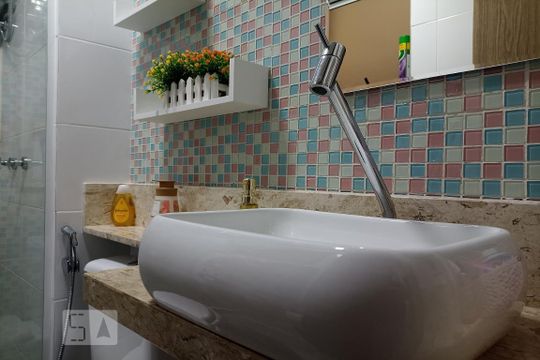 Banheiro - Torneira de apartamento à venda com 2 quartos, 50m² em Tanque, Rio de Janeiro