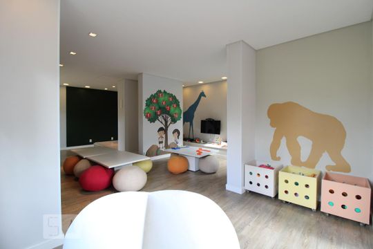 Área comum - Brinquedoteca  de apartamento para alugar com 2 quartos, 60m² em Vila Anastácio, São Paulo
