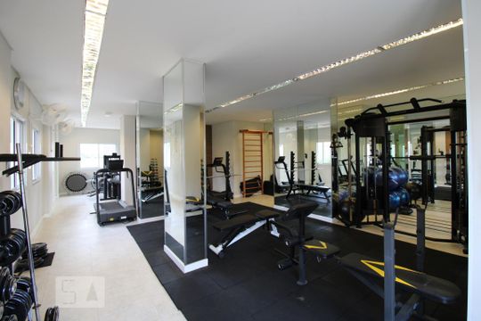 Área comum - Academia  de apartamento para alugar com 2 quartos, 60m² em Vila Anastácio, São Paulo