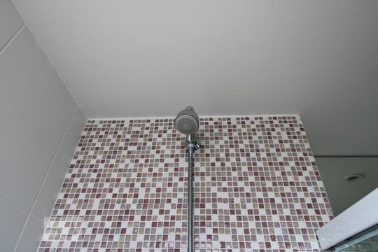 Banheiro social - Chuveiro de apartamento para alugar com 2 quartos, 60m² em Vila Anastácio, São Paulo