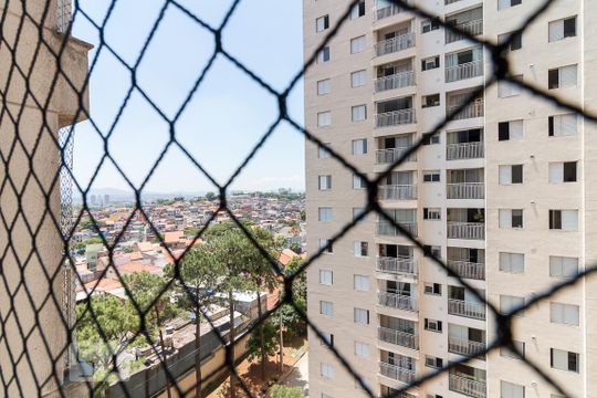 Vista varanda de apartamento para alugar com 3 quartos, 63m² em Ponte Grande, Guarulhos