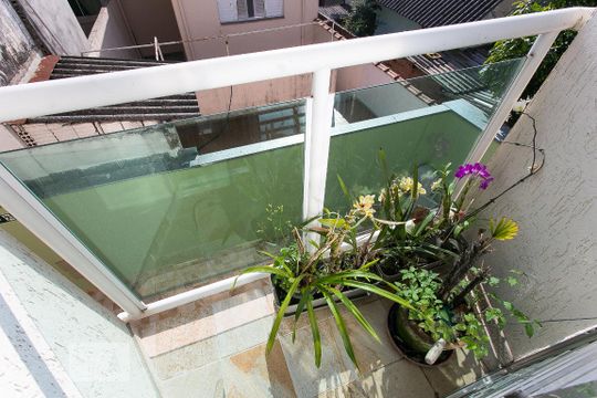 Varanda da Suíte de casa de condomínio para alugar com 3 quartos, 110m² em Vila Moreira, São Paulo