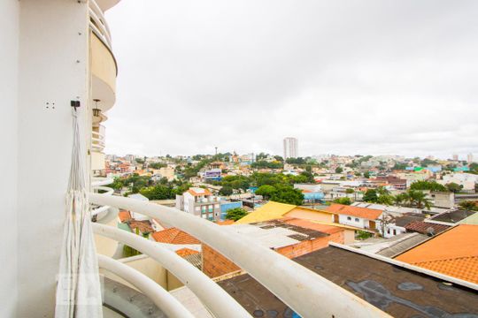 Varanda do quarto 1 de apartamento para alugar com 2 quartos, 93m² em Vila Tibiriçá, Santo André