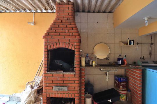 Área Gourmet de casa à venda com 2 quartos, 216m² em Jardim das Maravilhas, Santo André