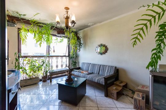 Sala de apartamento à venda com 3 quartos, 78m² em Vila Campestre, São Paulo