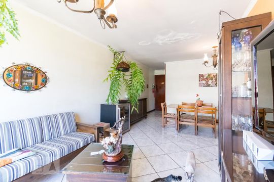 Sala de apartamento à venda com 3 quartos, 78m² em Vila Campestre, São Paulo