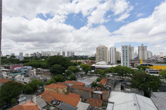 Vista da Sala de apartamento à venda com 1 quarto, 33m² em Mooca, São Paulo