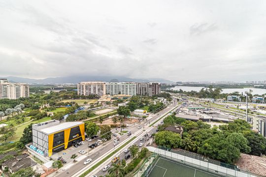 Vista da Varanda de apartamento à venda com 2 quartos, 81m² em Barra da Tijuca, Rio de Janeiro